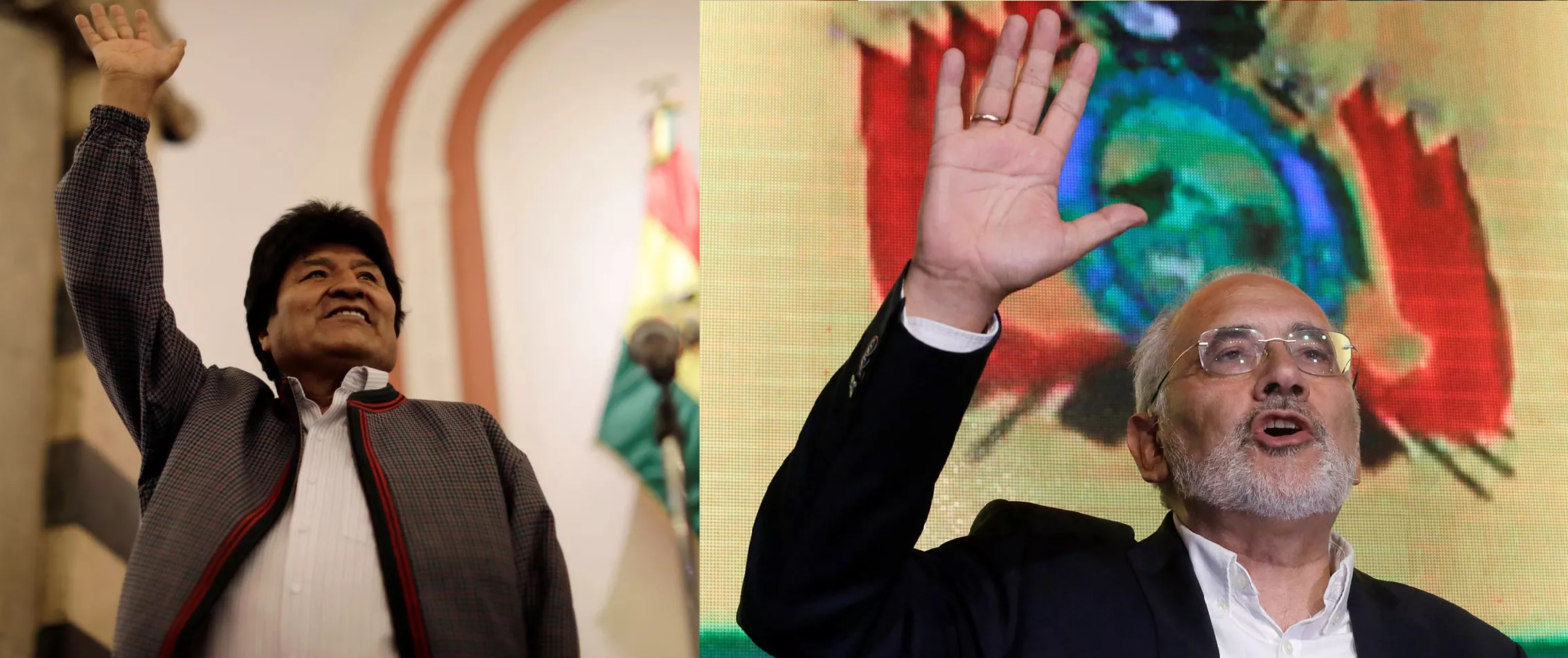 Eleição presidencial na Bolívia deve ter segundo turno entre Evo Morales e Carlos Mesa