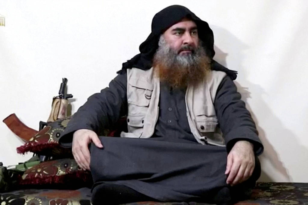 O líder do Estado Islâmico Abu Bakr al-Baghdadi