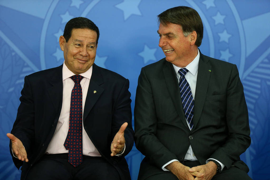 Vice-presidente da República Mourão, que representa Jair Bolsonaro no Vaticano