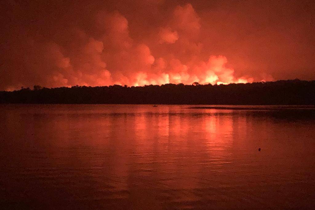 incêndio em Alter do Chão no Pará