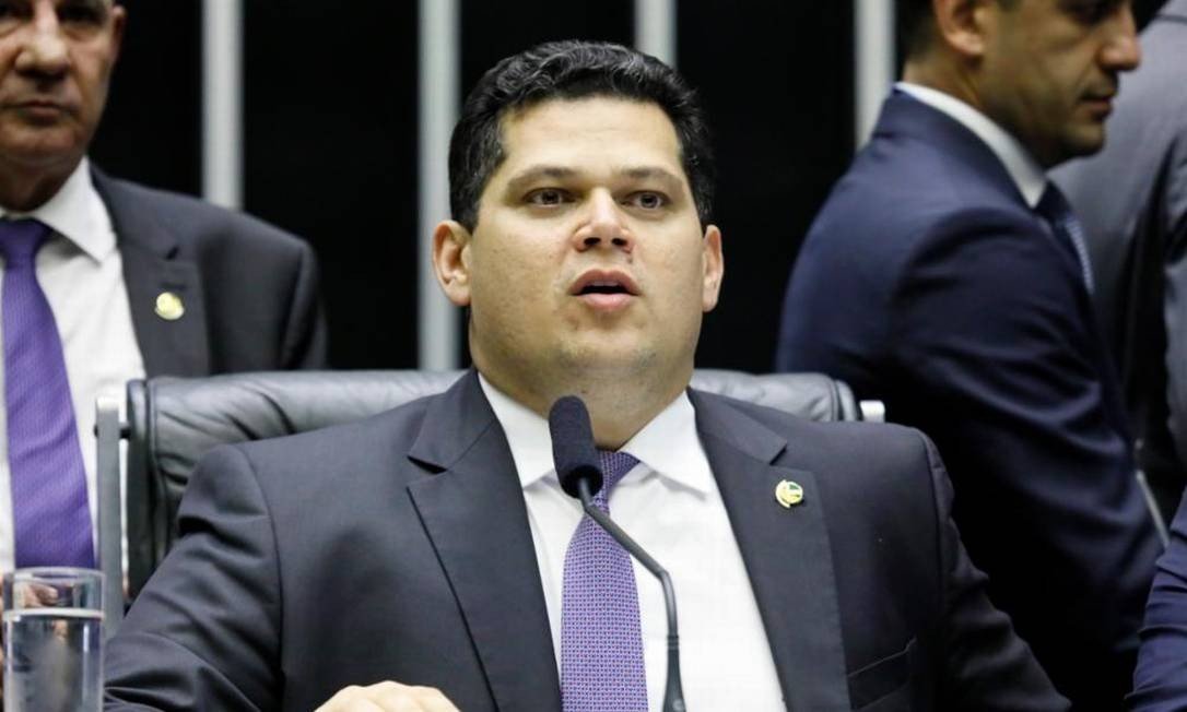 O presidente do Senado, Davi Alcolumbre