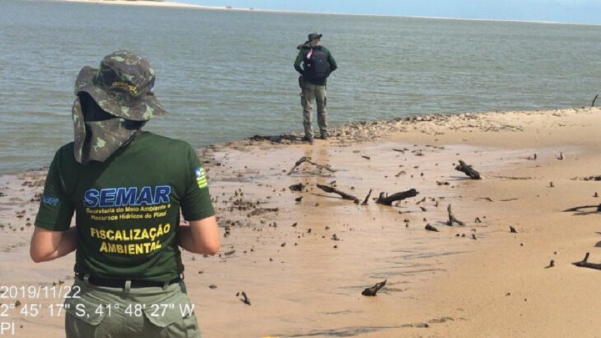 Semar faz vistoria e assegura que Delta do Piauí não apresenta contaminação de óleo