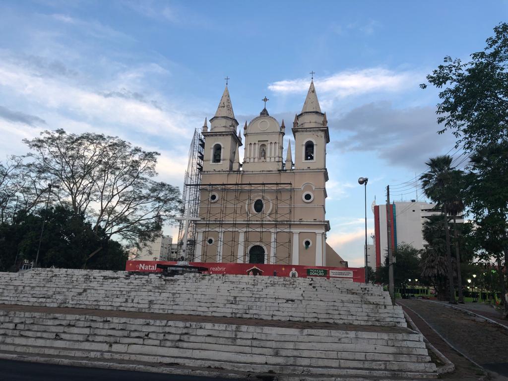 Igreja São Benedito - que necessita de conclusão de sua reforma