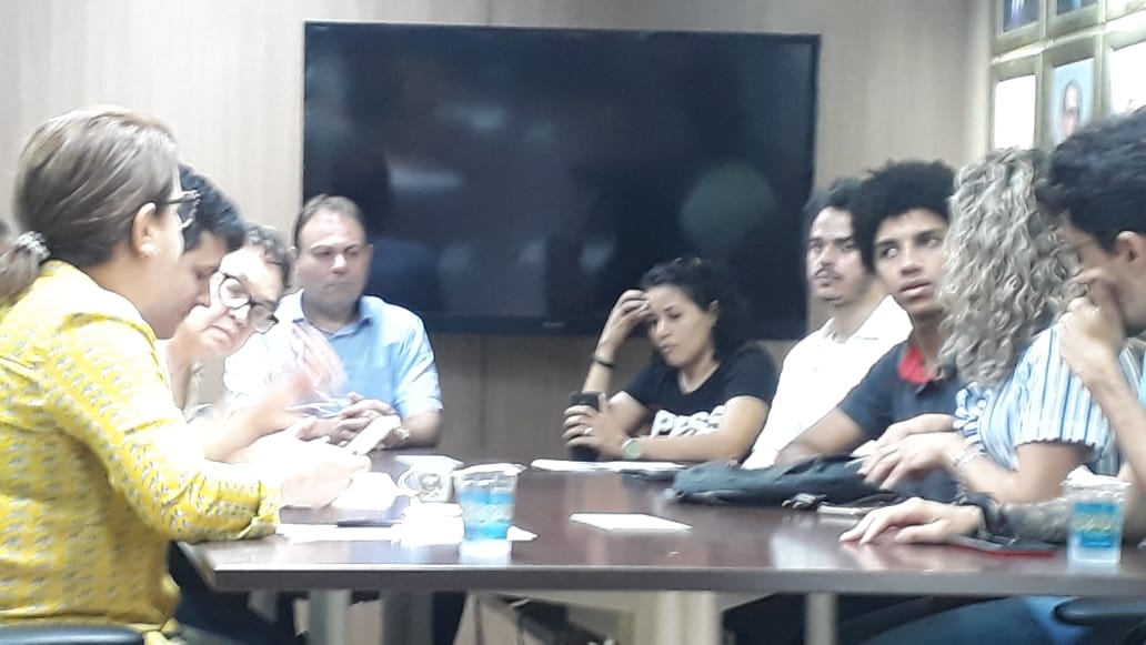 O grupo Movimento em Defesa da Avenida Frei Serafim esteve na Câmara Municipal de Teresina