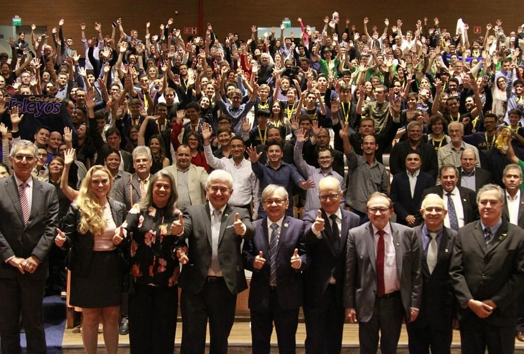 O Ministro da Ciência e Tecnologia, Marcos Pontes, esteve presente no evento