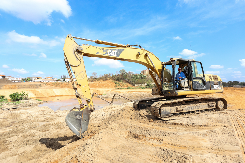 Obras estão em andamento