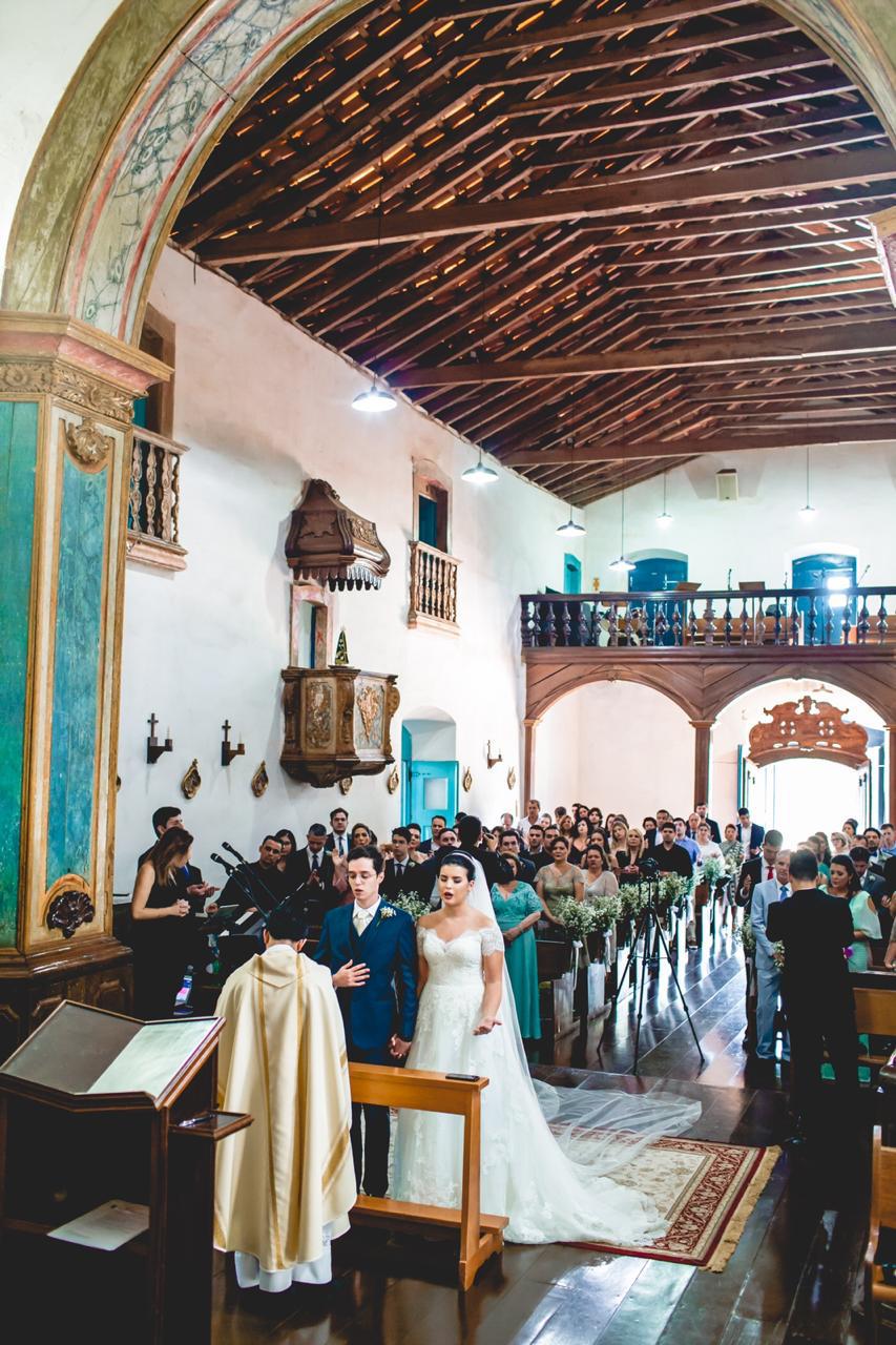 Casamento Paula e Yuri - Igreja Nossa Senhora de Santana do Sacramento