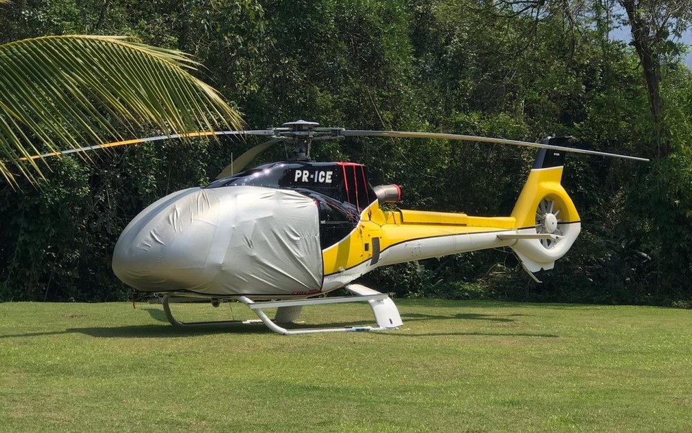Helicóptero de André do Rap também foi apreendido em Angra dos Reis