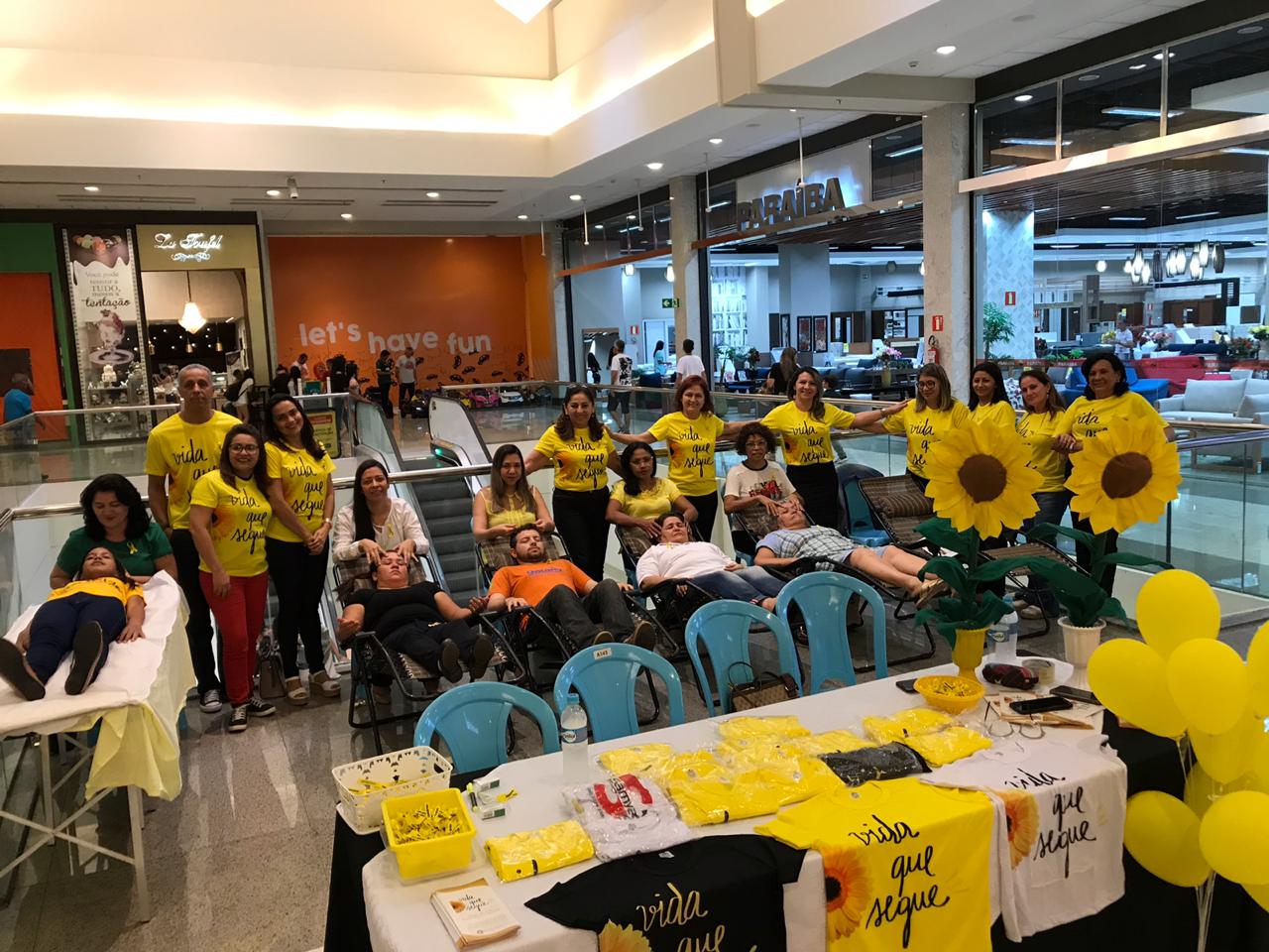 Integrantes do Grupo durante ação em Teresina