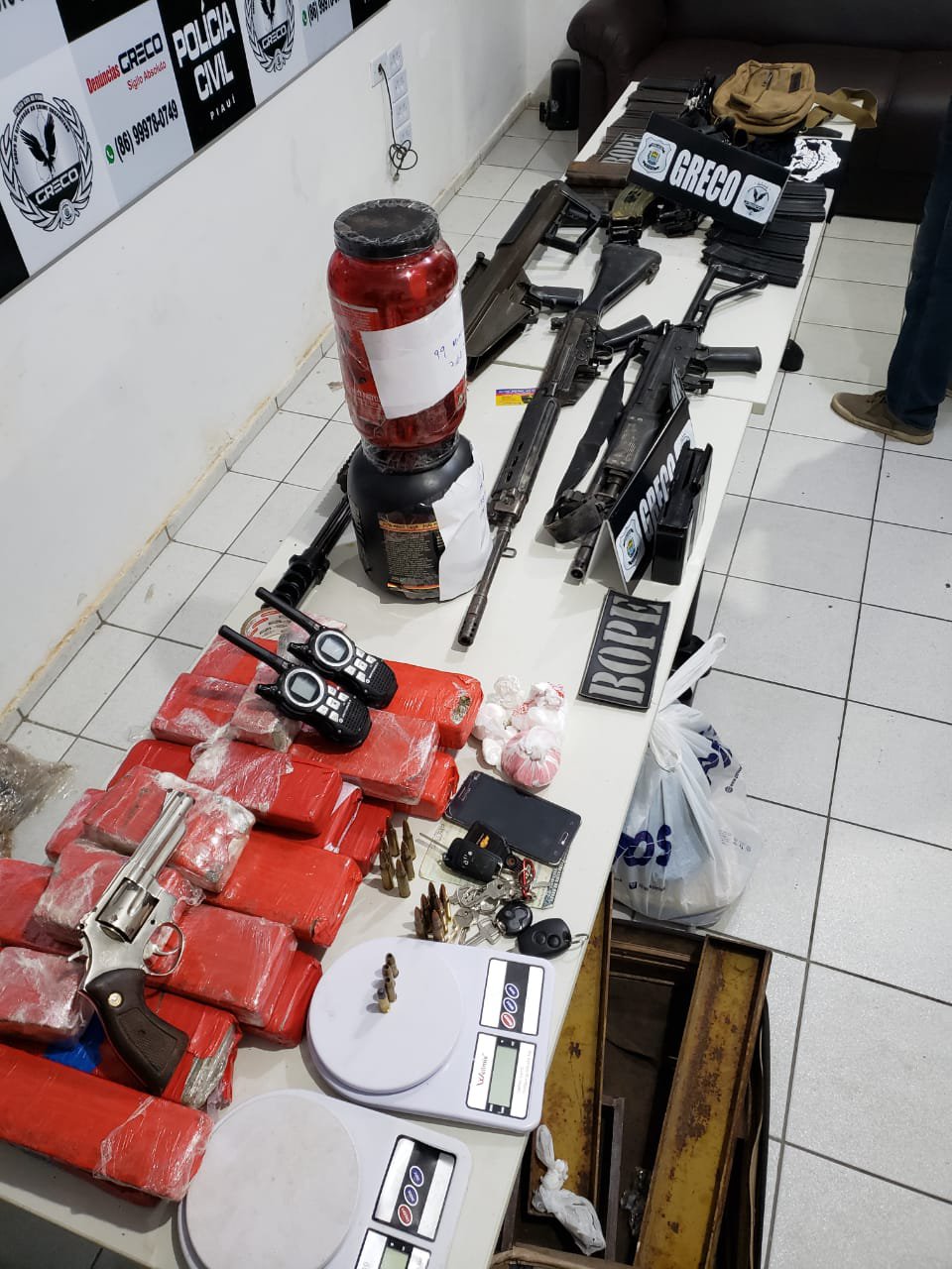 A Operação foi desenvolvida pelo Grupo de Repressão ao Crime Organizado (Foto: SSP-PI) A Operação foi desenvolvida pelo Grupo de Repressão ao Crime Organizado (Foto: SSP-PI)