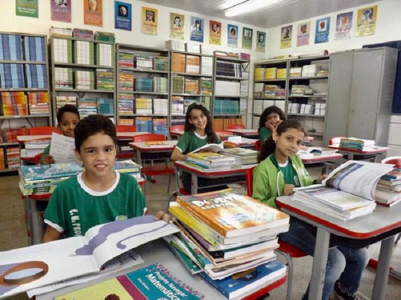 Alunos da rede municipal de ensino