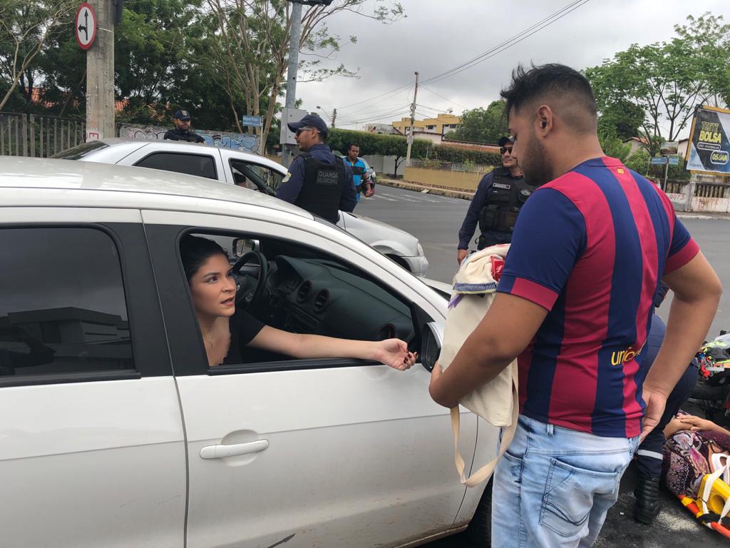 Cordialidade entre envolvidos no acidente