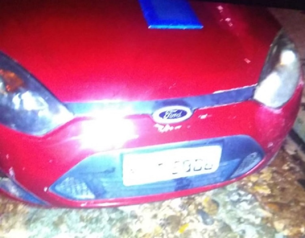 Motocicleta recuperada pela Polícia na zona leste