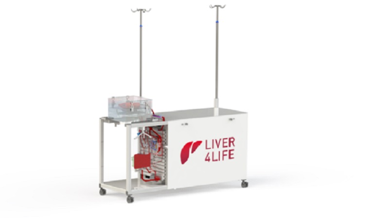 O aparelho Liver4Life desenvolvido por cientistas da Universidade de Zurique, na Suíça