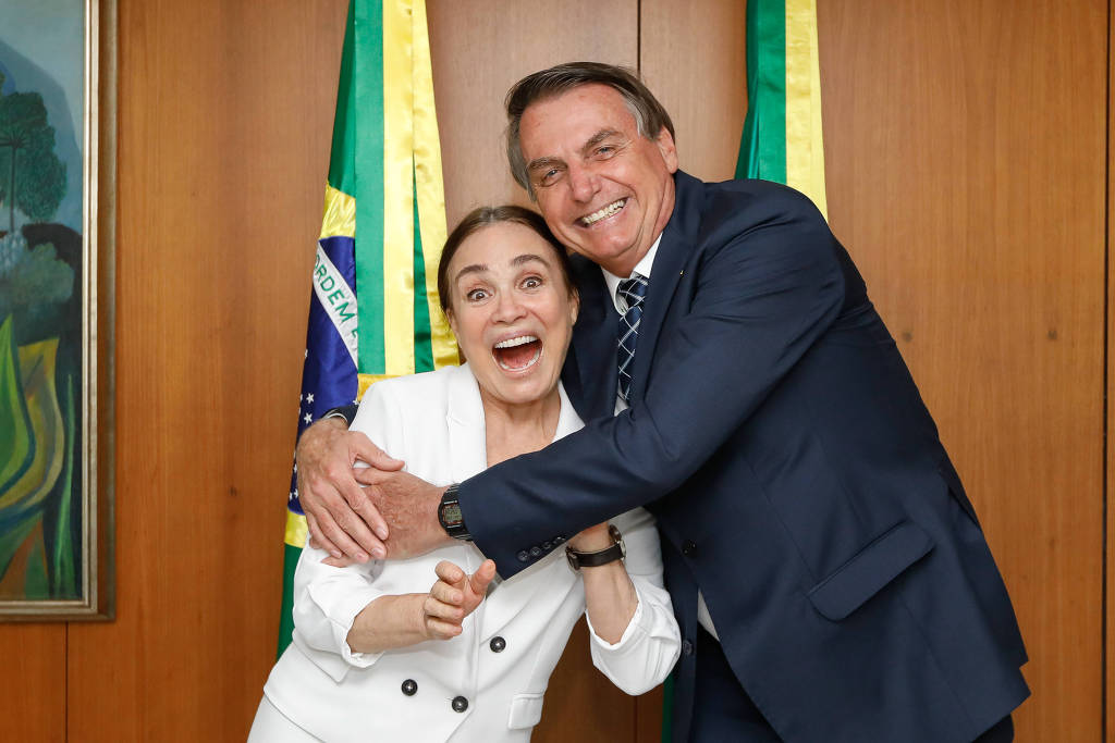 Regina Duarte já faz parte da equipe seleta de Bolsonaro