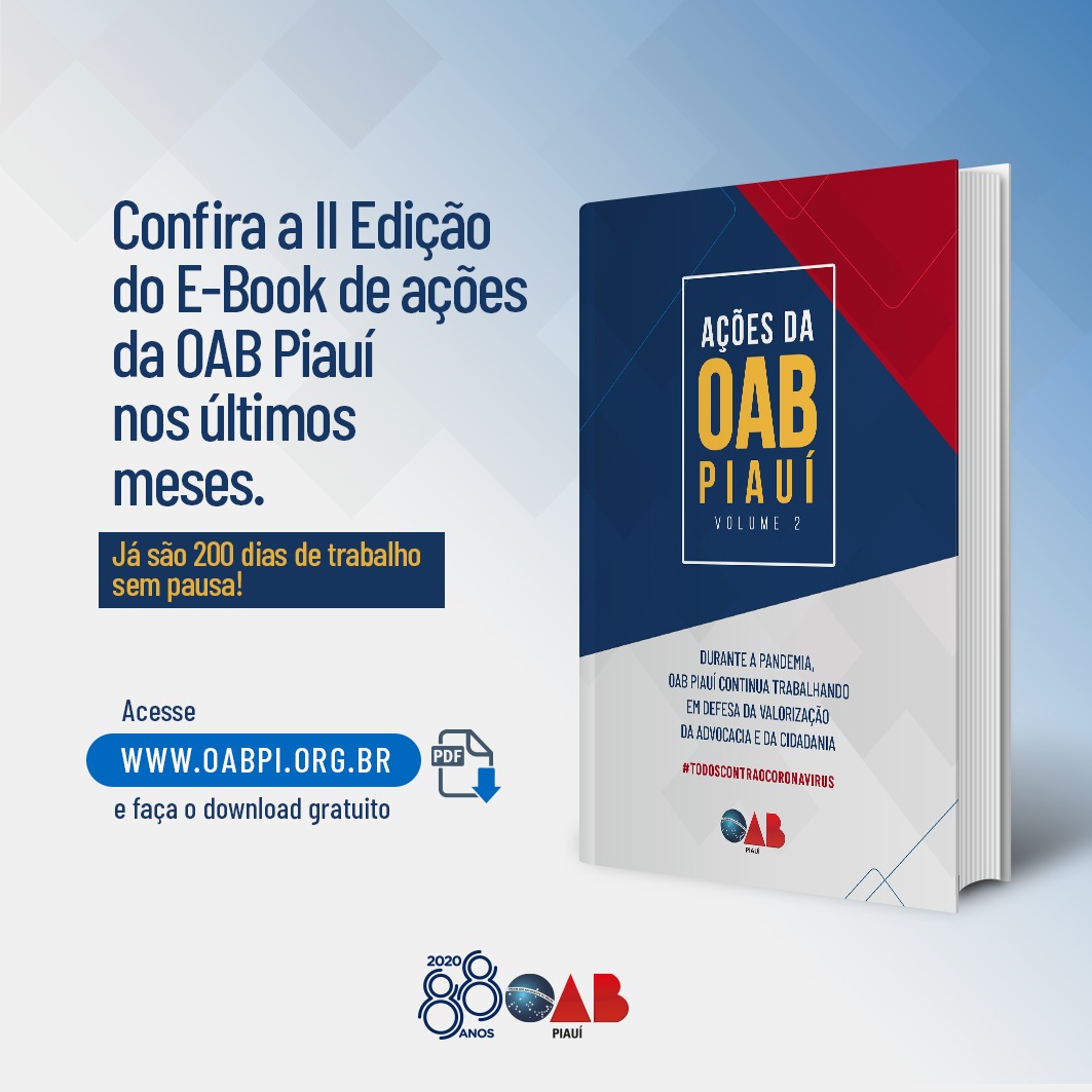 II Edição do E-Book das ações da OAB Piauí