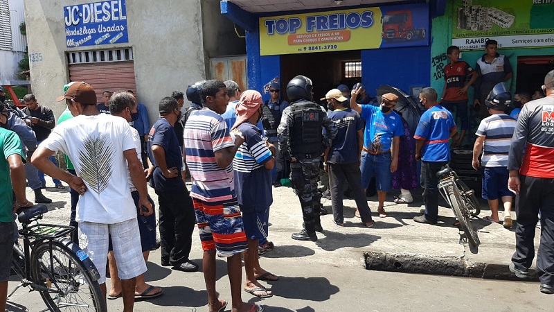 O caso aconteceu na Av. Miguel Rosa