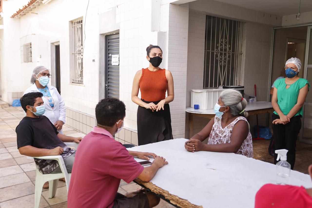 Pessoas acolhidas na Casa do Caminho