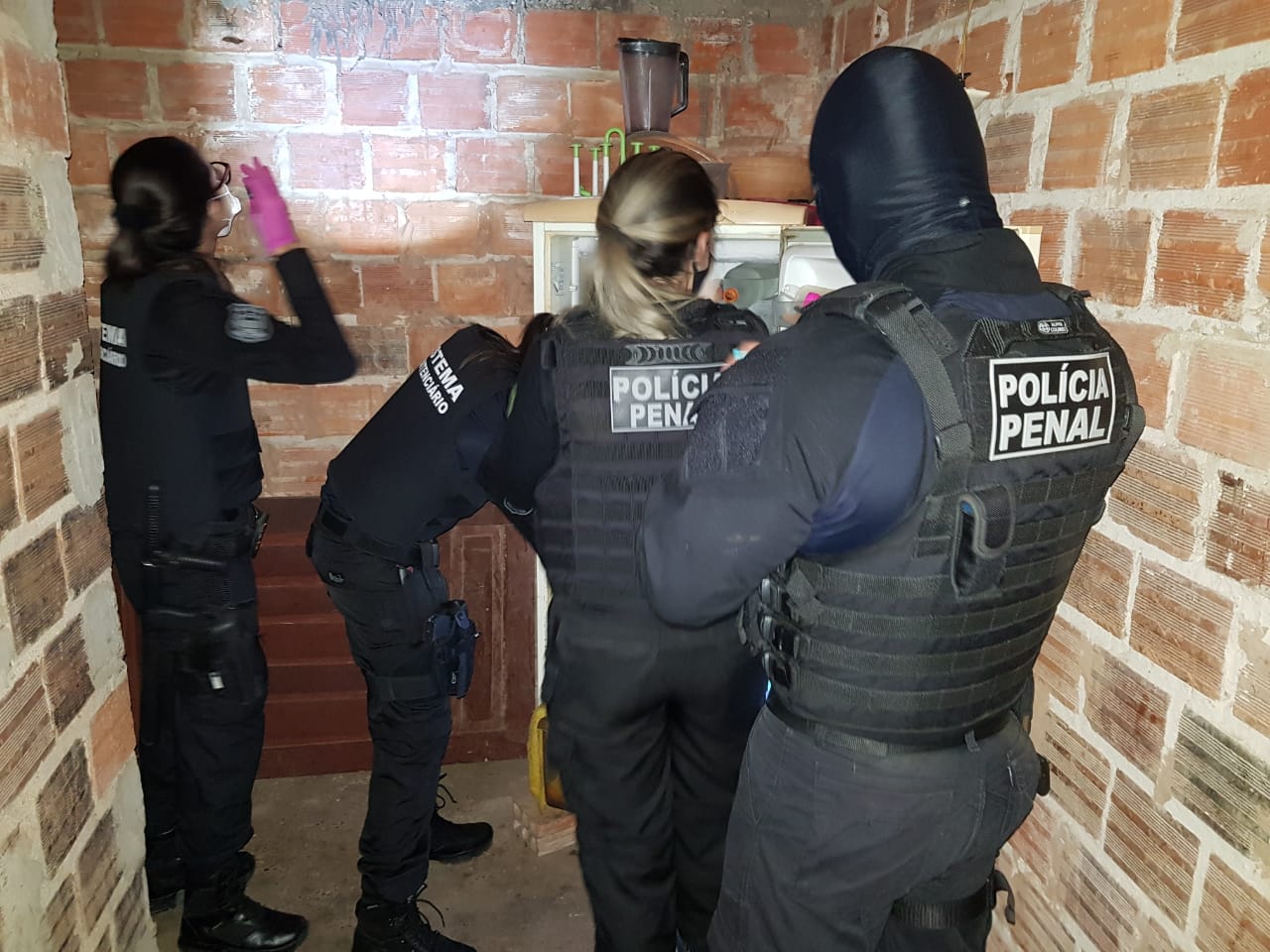 Policiais Penais participaram efetivamente da Operação Contraordem em parceria coma a Polícia Civil