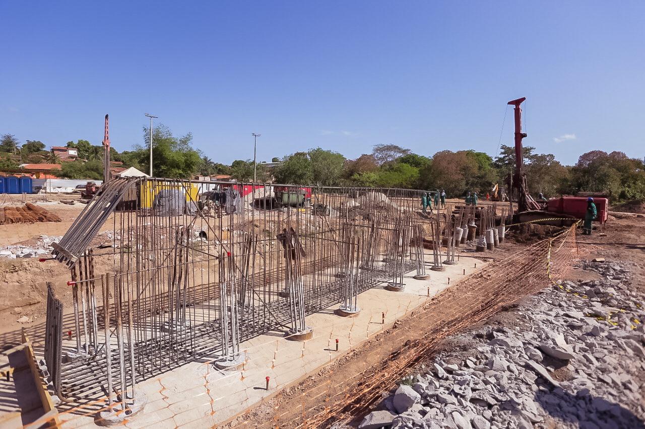 Ponte que ligará o bairro Água Mineral ao campus da UFPI em Teresina