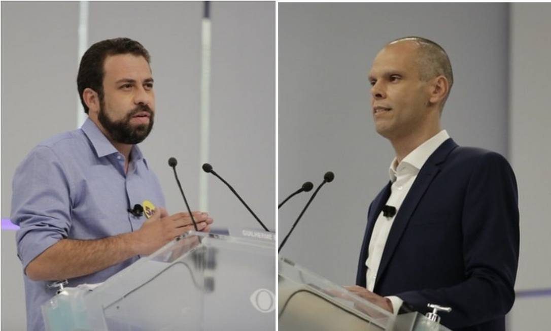 Bruno Covas (PSDB) e Guilherme Boulos (PSOL)