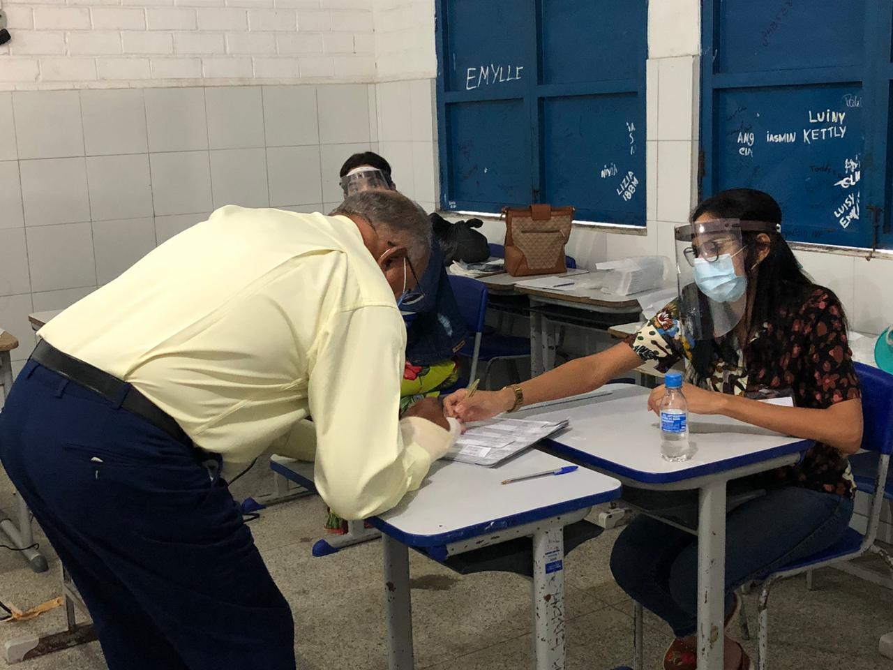 Dr. Pessoa (MDB), na Escola Municipal Antilhon Ribeiro Sales