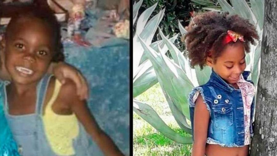 Emily Victória Silva dos Santos, 4, e Rebeca Beatriz Rodrigues dos Santos, 7, brincavam no portão de casa quando foram baleadas