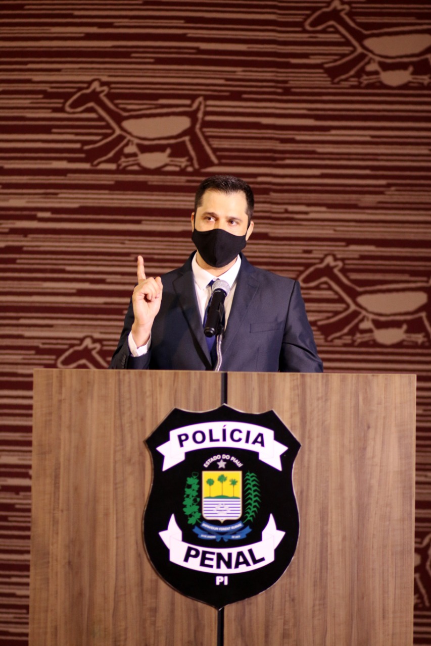 George Luz - Orador Oficial do I Curso de Formação Inicial à Polícia Penal do Piauí e do Brasil
