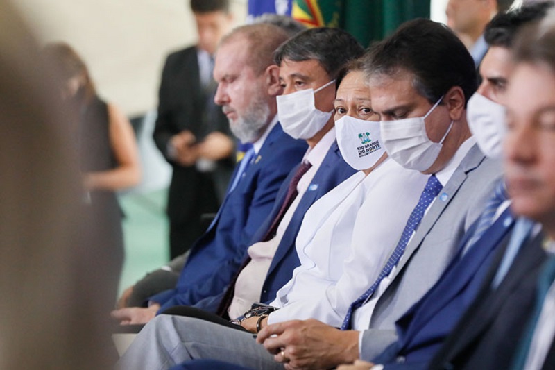 Governador do Piauí, Wellington Dias (PT), na apresentação do plano nacional de vacinação contra a COVID-19