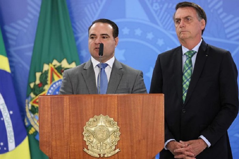 Jorge Oliveira e o presidente Jair Bolsonaro