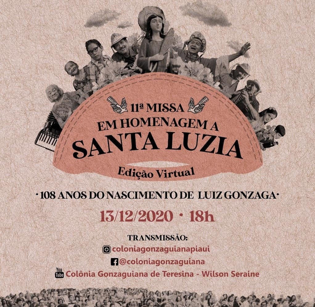 Missa virtual homenageará Luiz Gonzaga neste domingo (13/12)
