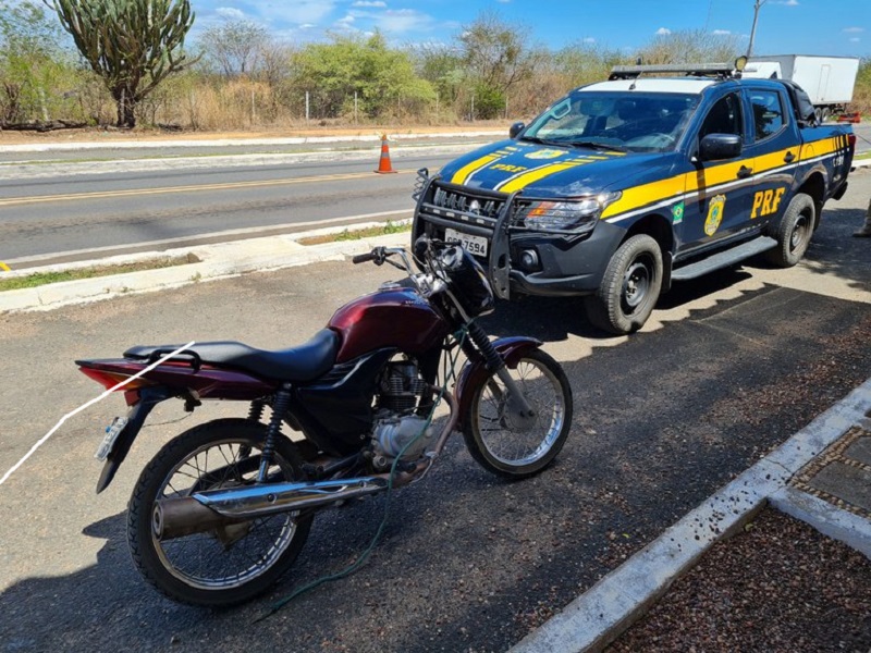 Motocicleta apreendida