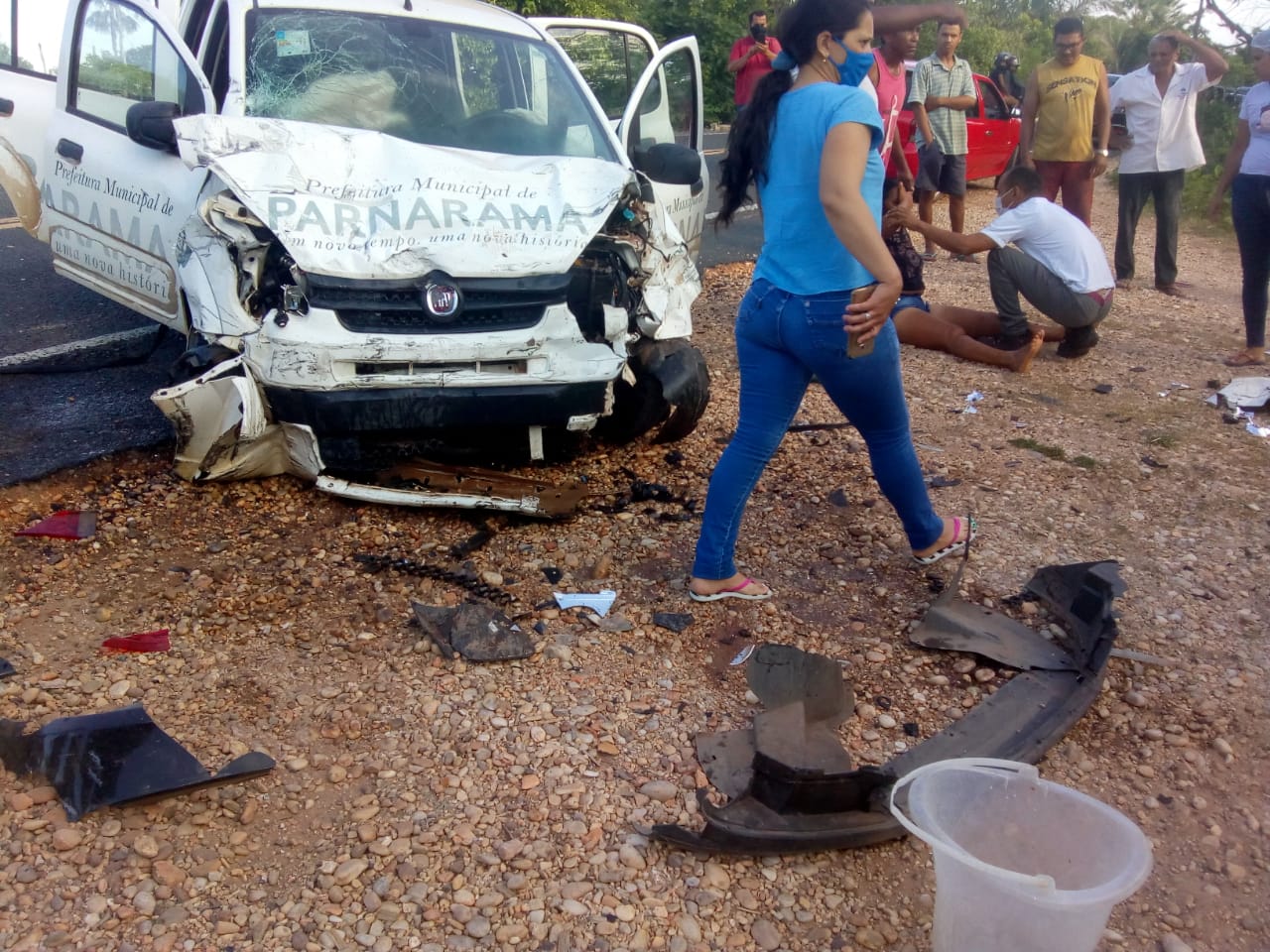 O veículo de Diego Mota colidiu lateralmente com um veículo da Prefeitura Municipal de Parnarama (MA)