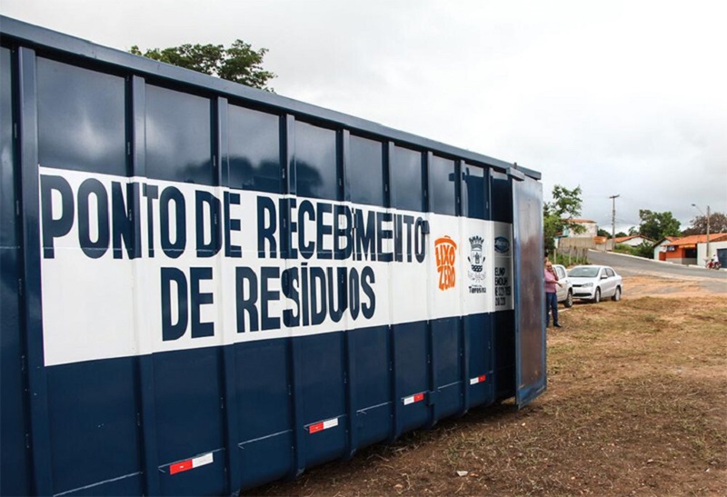 Ponto de recebimento de resíduos