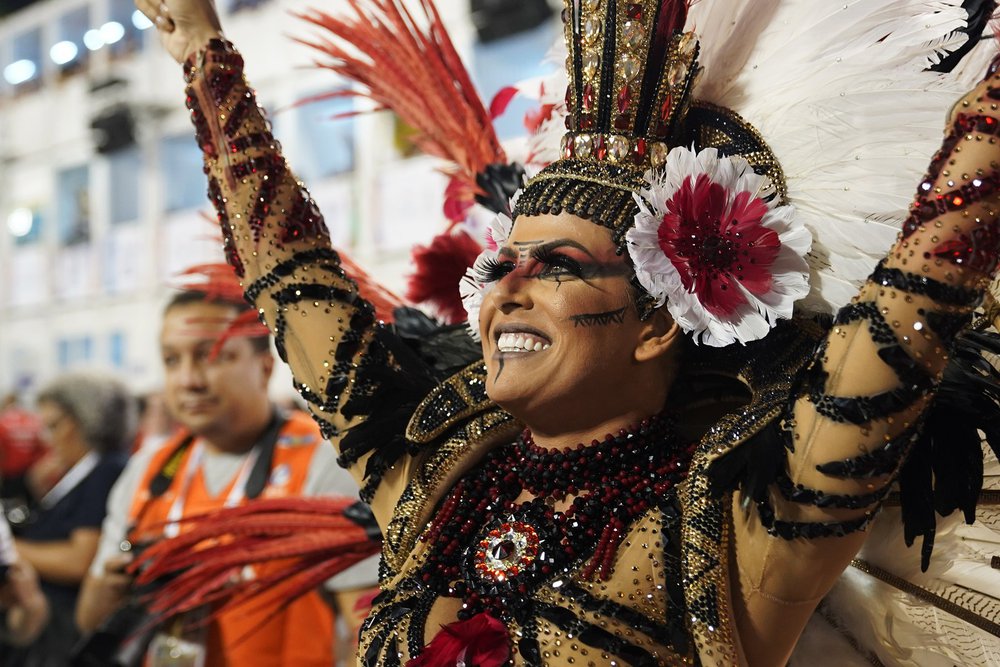 Jack Maia, rainha de Bateria da Estácio, faz desfile exuberante na Estácio (Foto: Alexandre Durão/G1) Jack Maia, rainha de Bateria da Estácio, faz desfile exuberante na Estácio (Foto: Alexandre Durão/G1)