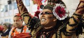 Jack Maia, rainha de Bateria da Estácio, faz desfile exuberante na Estácio