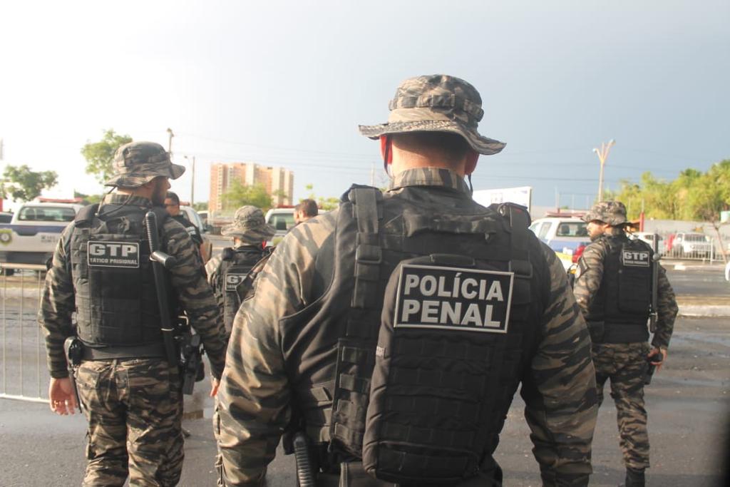 Policiais Penais no Corso de Teresina 2020