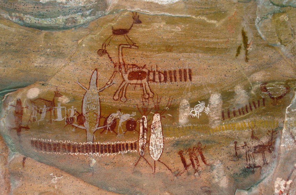 Serra da Capivara - Inscrições rupestres (Foto: Divulgação do Parque Nacional) Serra da Capivara - Inscrições rupestres (Foto: Divulgação do Parque Nacional)