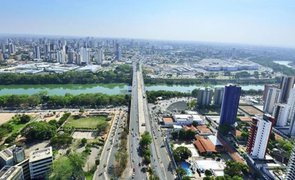Vista aérea de Teresina, capital do Piauí