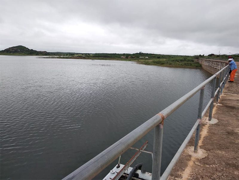 A barragem Poço de Marruá, no município de Patos do Piauí