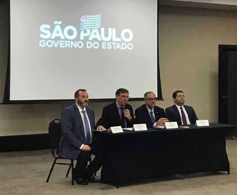 Abertura da reunião com os secretários de Administração Penitenciária em São Paulo