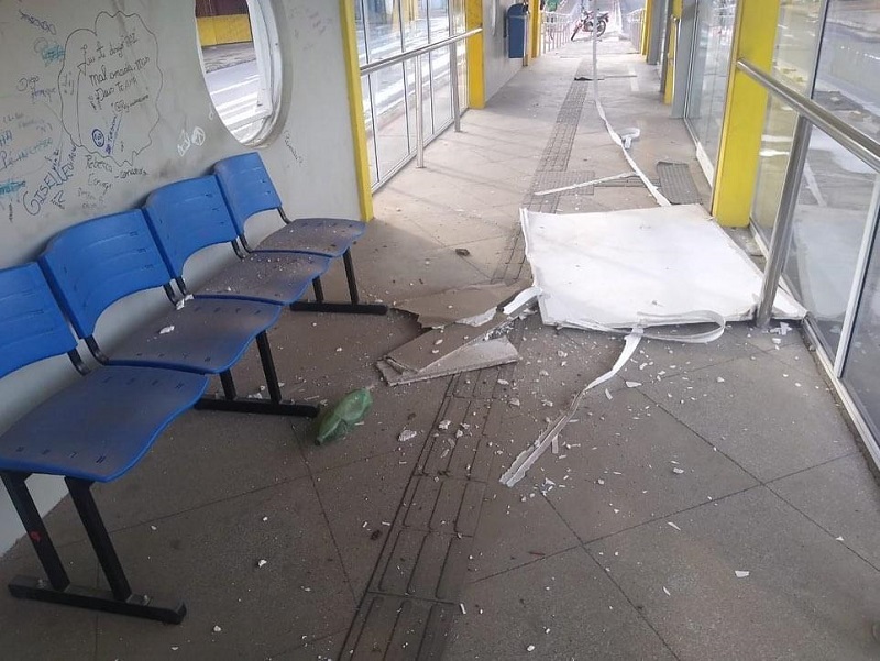 Aumentam furtos e vandalismo em Estações de Passageiros em Teresina.
