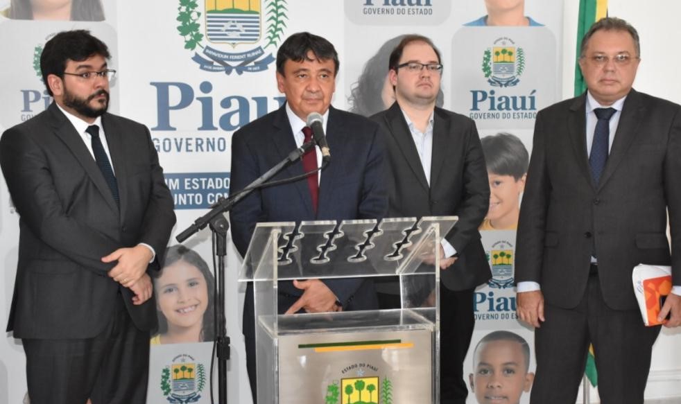 Governador Wellington Dias ao anunciar 'Estado de Calamidade Pública' em razão do Coronavírus