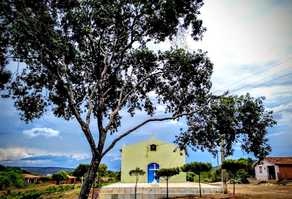 Igreja Católica de Lagoa Seca na zona rural de Santana