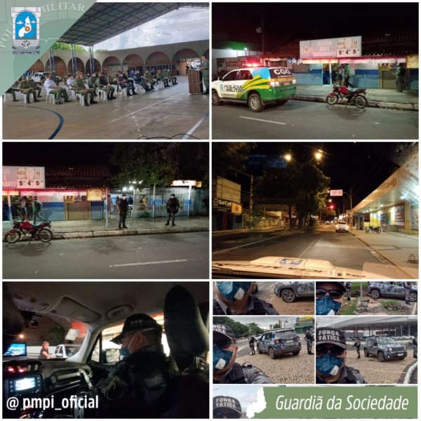 Polícia Militar do Piauí desenvolve ações de prevenção e combate ao COVID-19