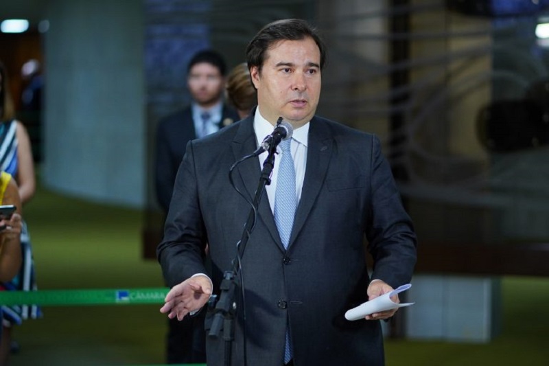 Presidente da Câmara dos Deputados, Rodrigo Maia.