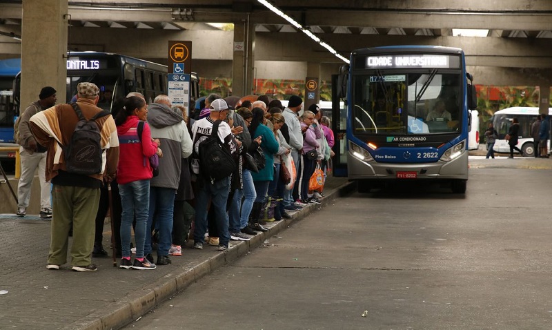 Prevenção contra o novo coronavírus, para evitar a formação de filas