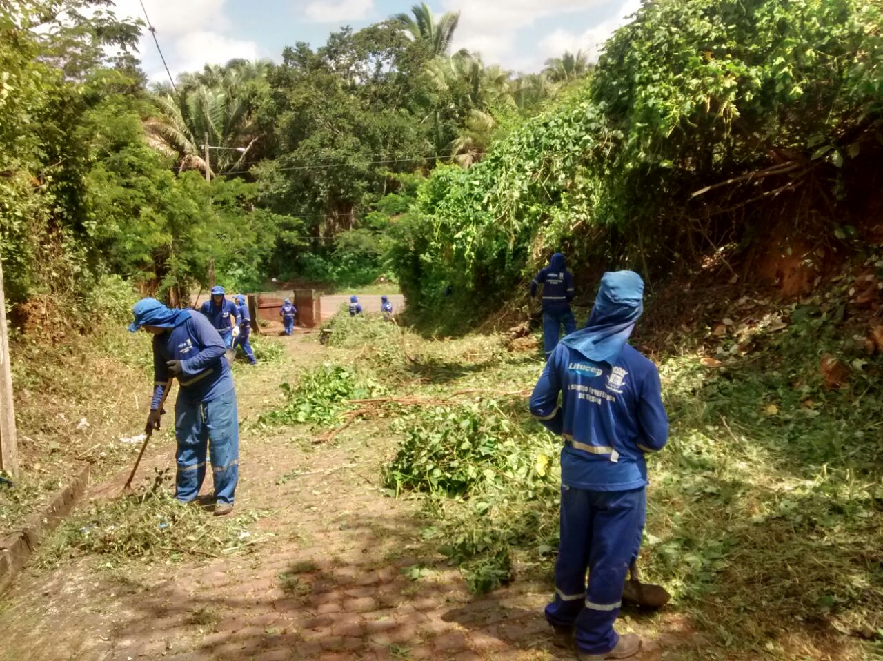 Servidores da Secretaria de Desenvolvimento Urbano realizam serviços de limpeza em 17 bairros