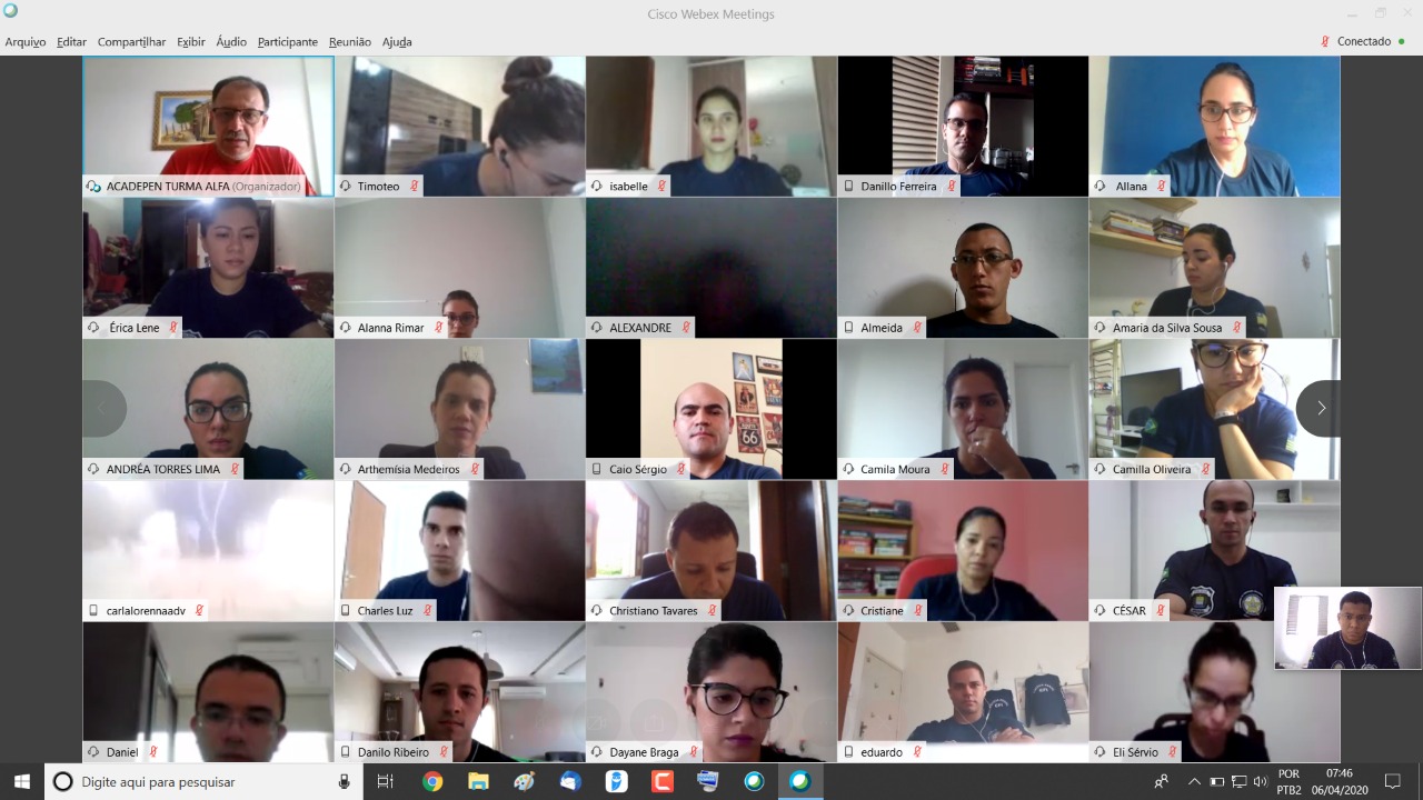 Alunos da ACADEPEN/PI participam de aulas por videoconferência com importante nível de aproveitamento