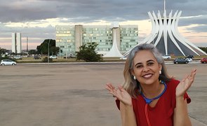 Brasília num dia ensolarado